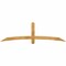 Ekena Millwork Bellingham Rough Sawn Timber Gable Bracket, Western Red Cedar, 84"W x 24"H x 2"D x 4"F, 7/12 Pitch GBW084X24X0204BEL00RWR - alternate 1
